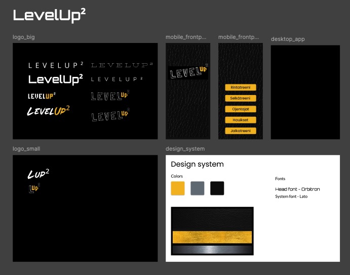 Screenshot of LevelUp2 project